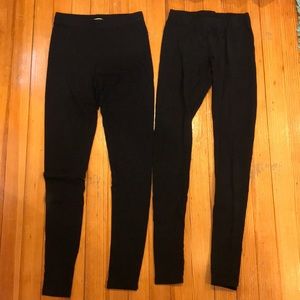 XS Leggings from h&m and F21